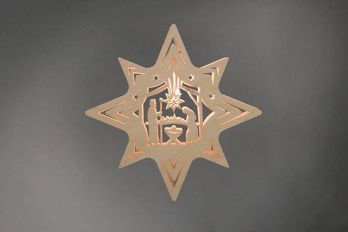 Fensterbild christi geburt - fensterbild,