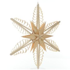 Fensterschmuck Spanstern Mitte