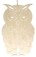 Fensterschmuck Eule lang