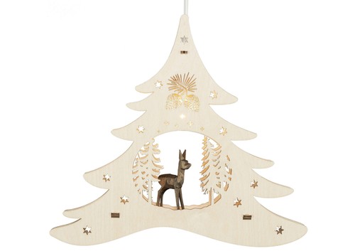 Fensterbild tannenbaum - tannenbaum,