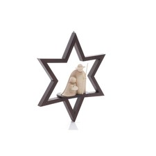 Fensterbild Stern mit Maria &