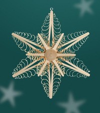 Fensterschmuck Spanstern Mitte