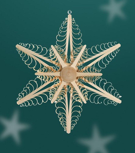 Fensterschmuck spanstern mitte - fensterschmuck,