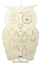 Fensterschmuck Eule lang