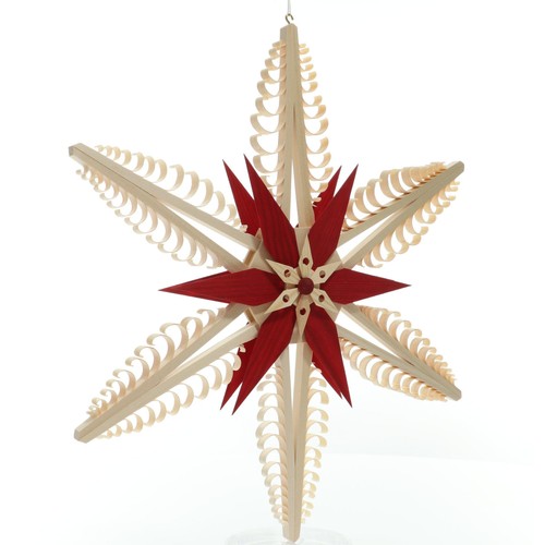 Fensterschmuck spanstern natur - spanstern,